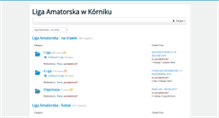 Desktop Screenshot of amatorskaliga.pl